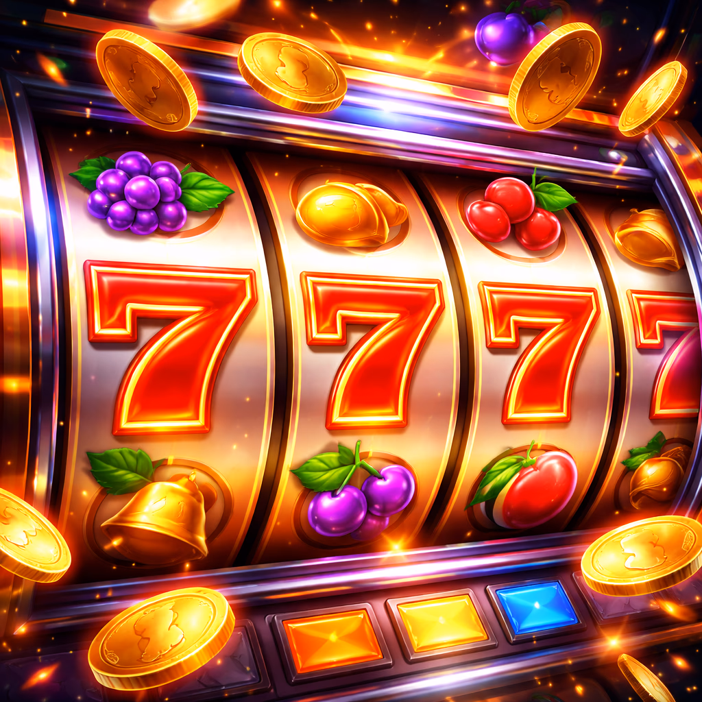 Cheerful player engaging with vibrant virtual slots showing lucky 777 icons reflecting top-class entertainment at F999 Bangladesh